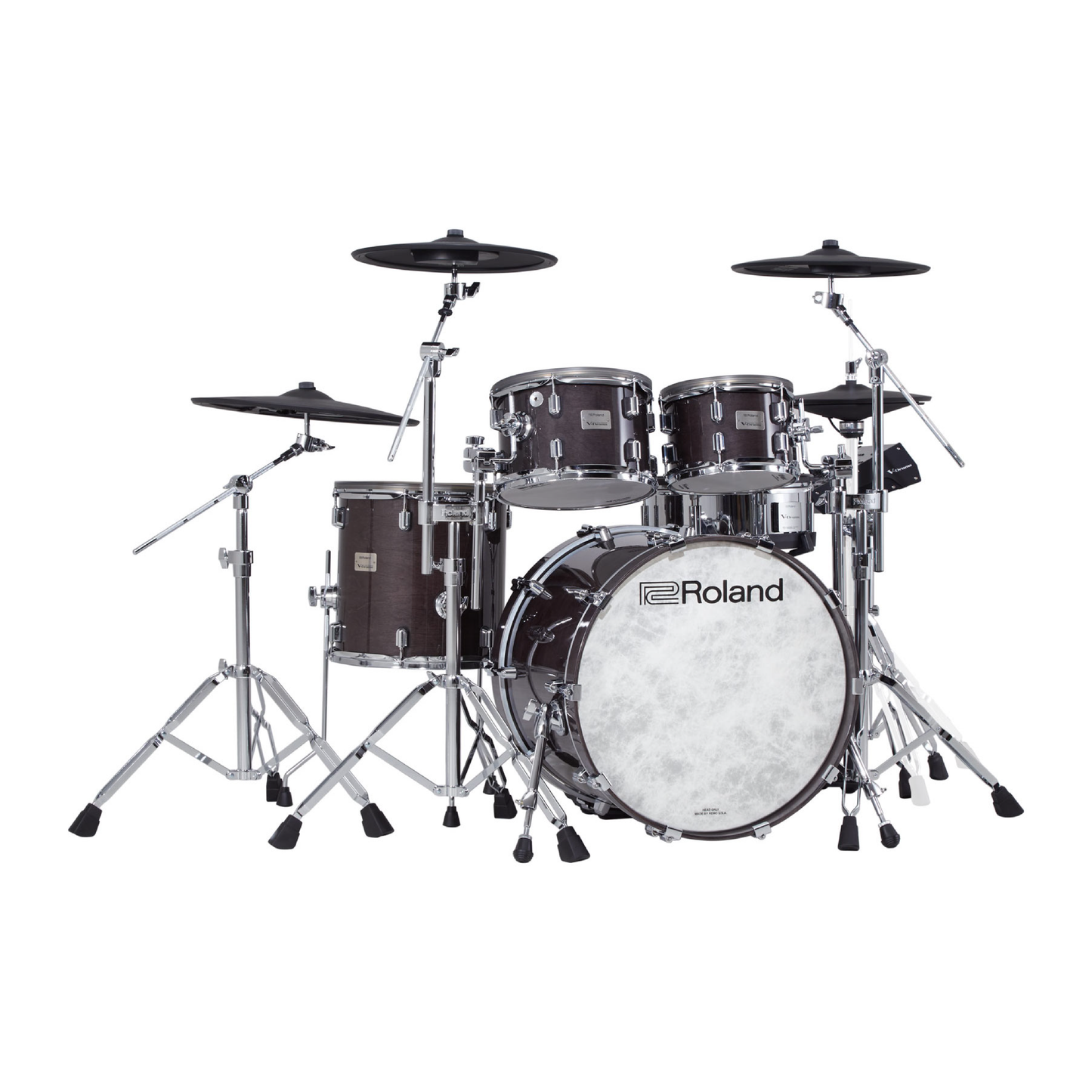 Roland VAD706 Drum Set 亮面烏木色